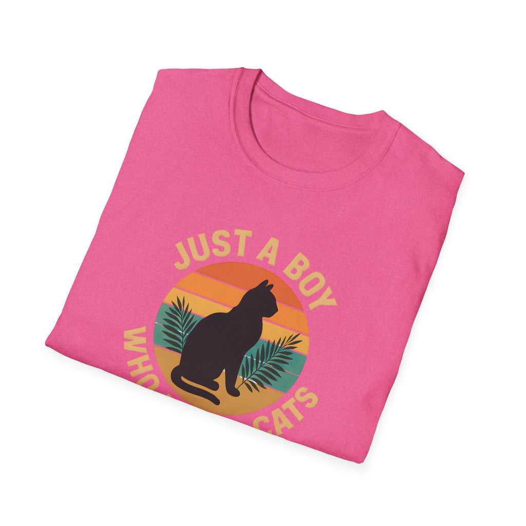 Boy Who Loves Cats T-Shirt
