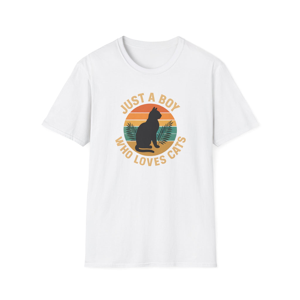 Boy Who Loves Cats T-Shirt