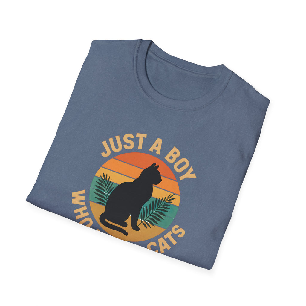 Boy Who Loves Cats T-Shirt