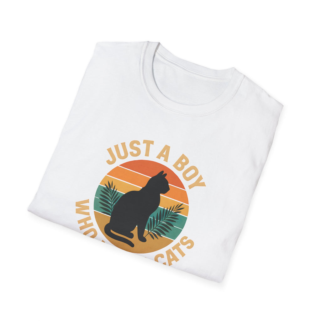 Boy Who Loves Cats T-Shirt