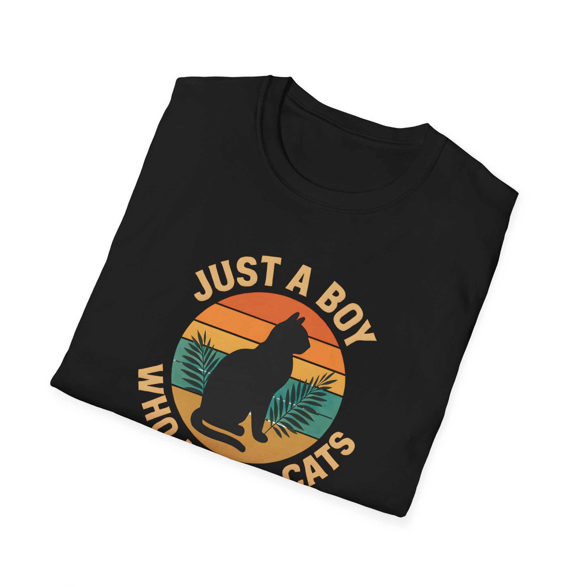 Boy Who Loves Cats T-Shirt